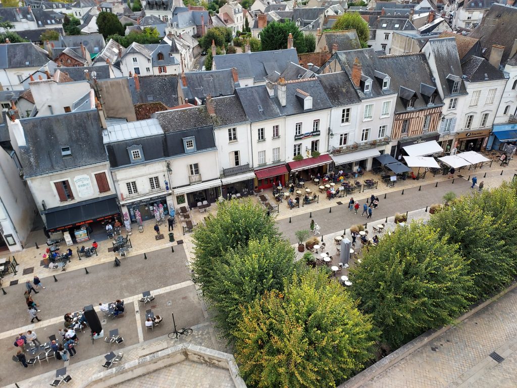 Vue sur la ville d'amboise